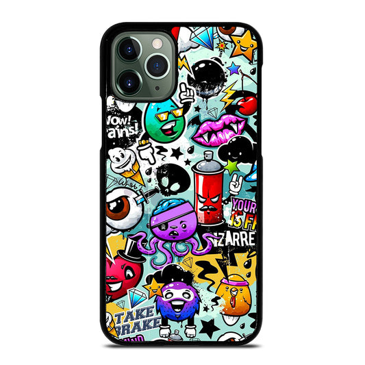 Cute Graffiti Image iPhone 11 Pro Max Case