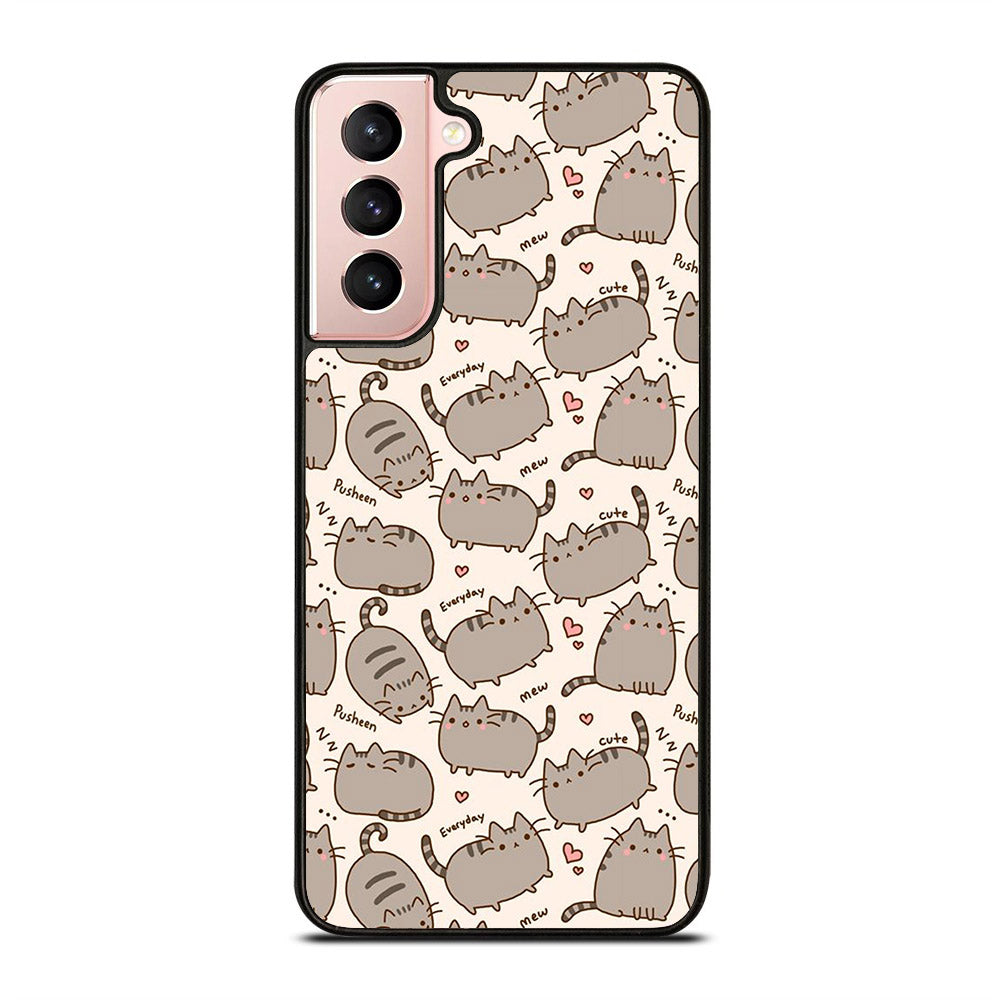 Cute Pusheen Cat Cartoon Collage Samsung Galaxy S21 5G Case