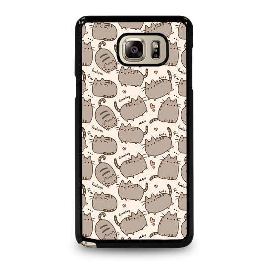 Cute Pusheen Cat Cartoon Collage Samsung Galaxy Note 5 Case