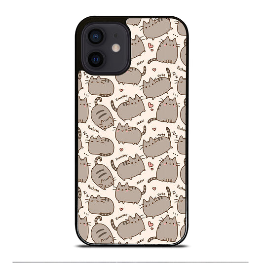 Cute Pusheen Cat Cartoon Collage iPhone 12 Mini Case