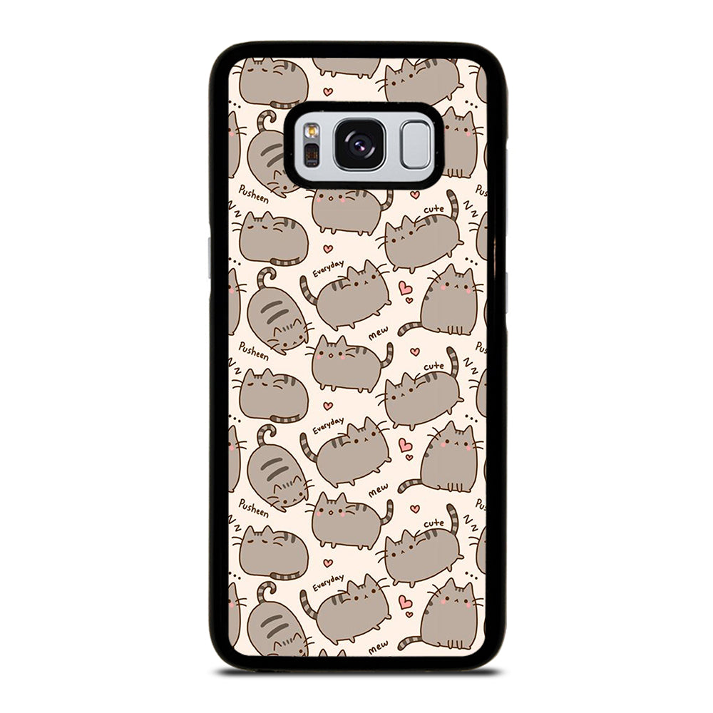 Cute Pusheen Cat Cartoon Collage Samsung Galaxy S8 Case