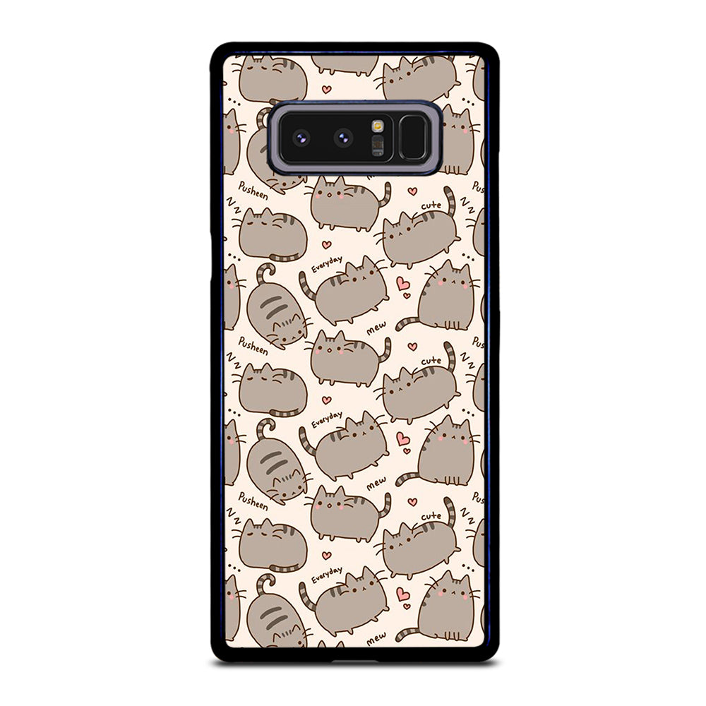 Cute Pusheen Cat Cartoon Collage Samsung Galaxy Note 8 Case
