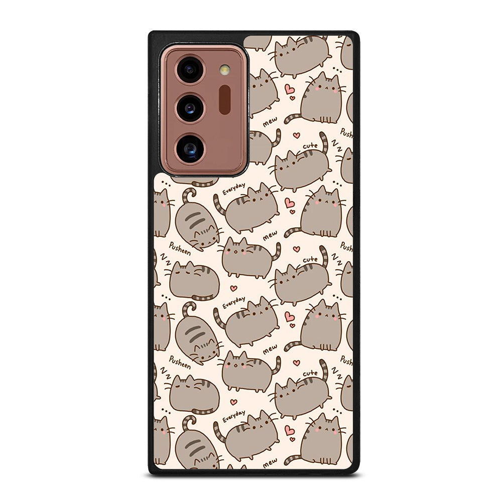 Cute Pusheen Cat Cartoon Collage Samsung Galaxy Note 20 Ultra Case