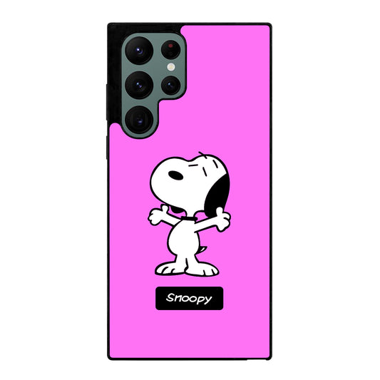Cute Snoopy Dog Samsung Galaxy S22 Ultra 5G Case