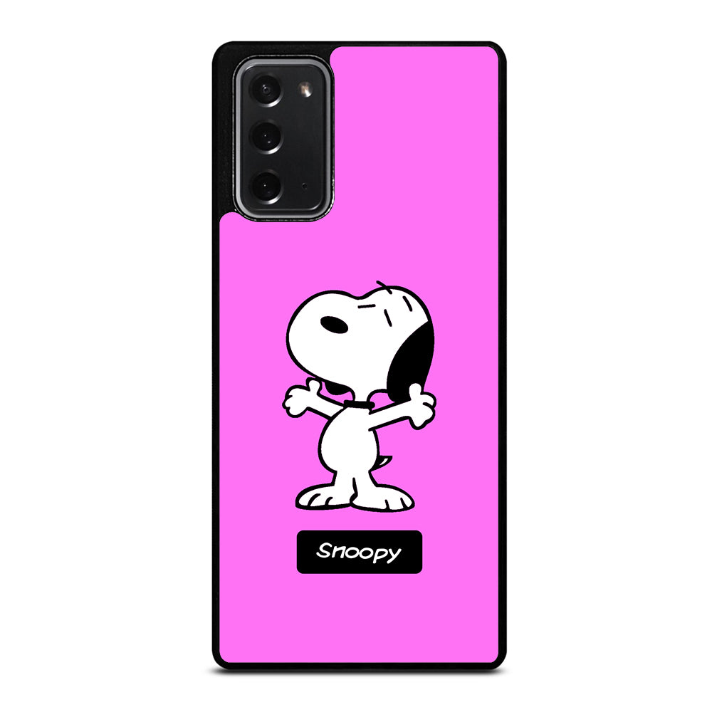 Cute Snoopy Dog Samsung Galaxy Note 20 Case