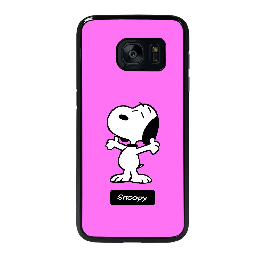Cute Snoopy Dog Samsung Galaxy S7 Edge Case
