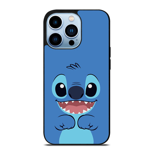 Cute Stitch Cartoon Face iPhone 13 Pro Max Case