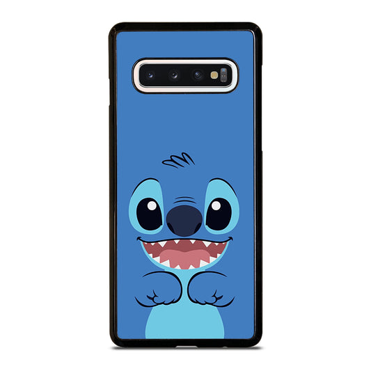 Cute Stitch Cartoon Face Samsung Galaxy S10 Case
