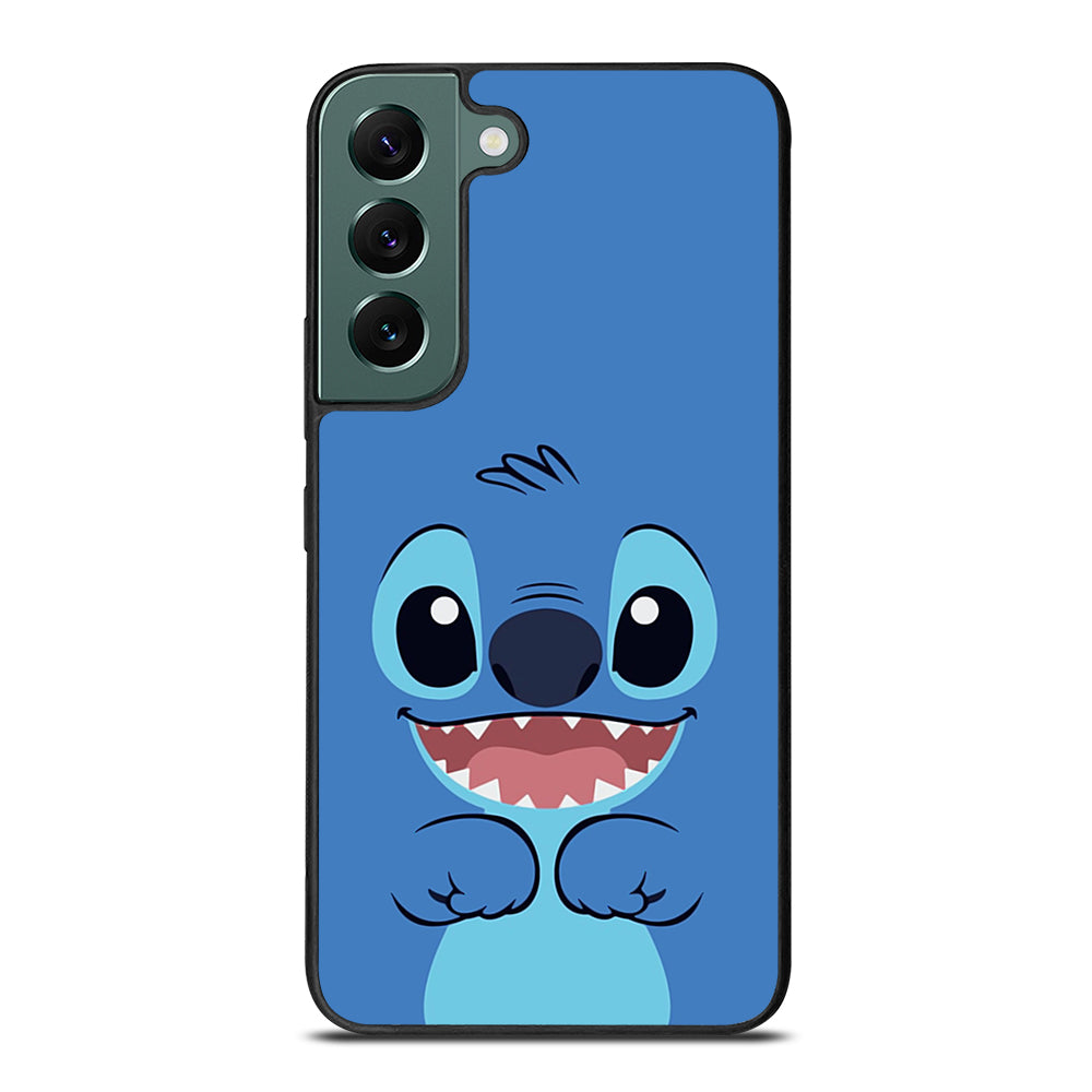 Cute Stitch Cartoon Face Samsung Galaxy S22 5G Case