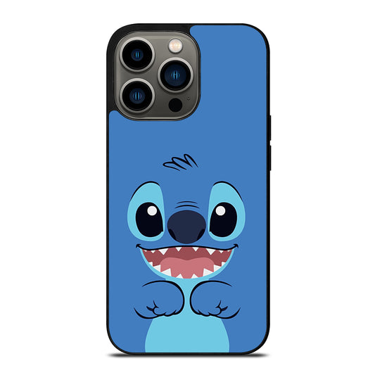 Cute Stitch Cartoon Face iPhone 13 Pro Case