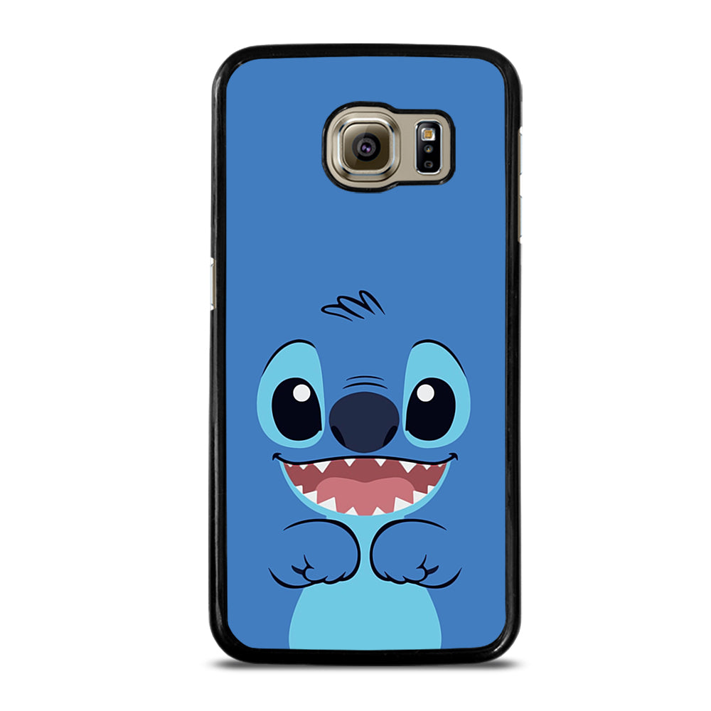 Cute Stitch Cartoon Face Samsung Galaxy S6 Case
