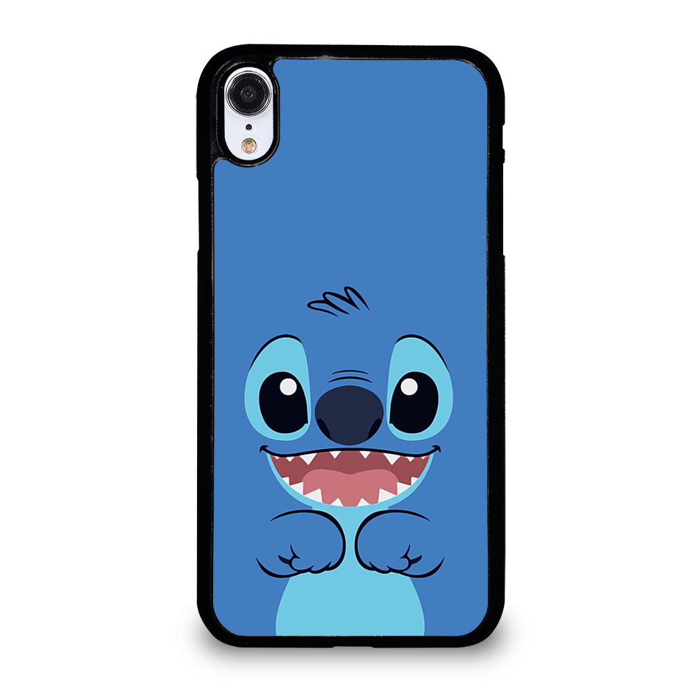 Cute Stitch Cartoon Face iPhone XR Case