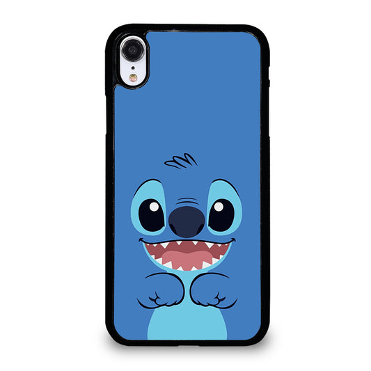 Cute Stitch Cartoon Face iPhone XR Case