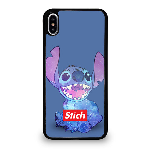 Cute Stitch Cartoon Galaxy iPhone XS Max Case