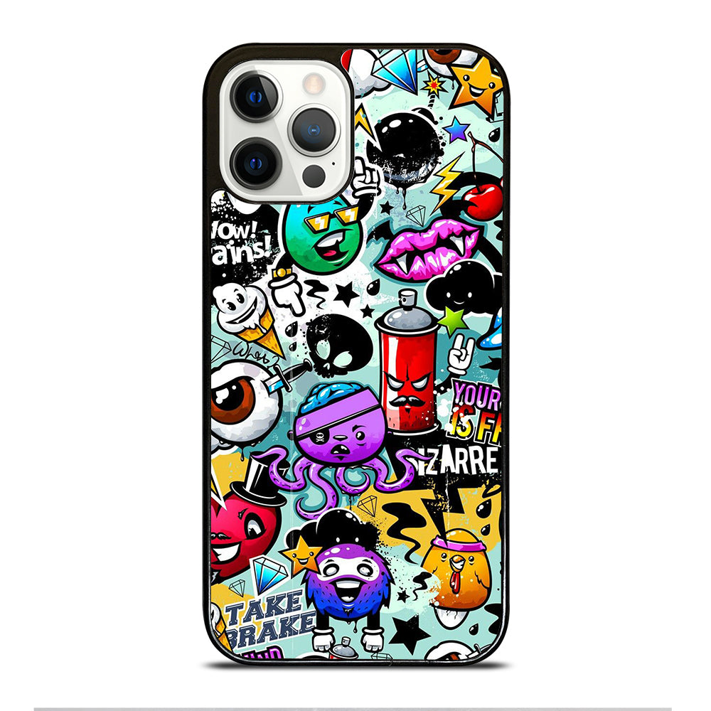 Cute Graffiti Image iPhone 12 Pro Case