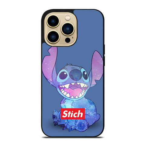 Cute Stitch Cartoon Galaxy iPhone 14 Pro Max Case