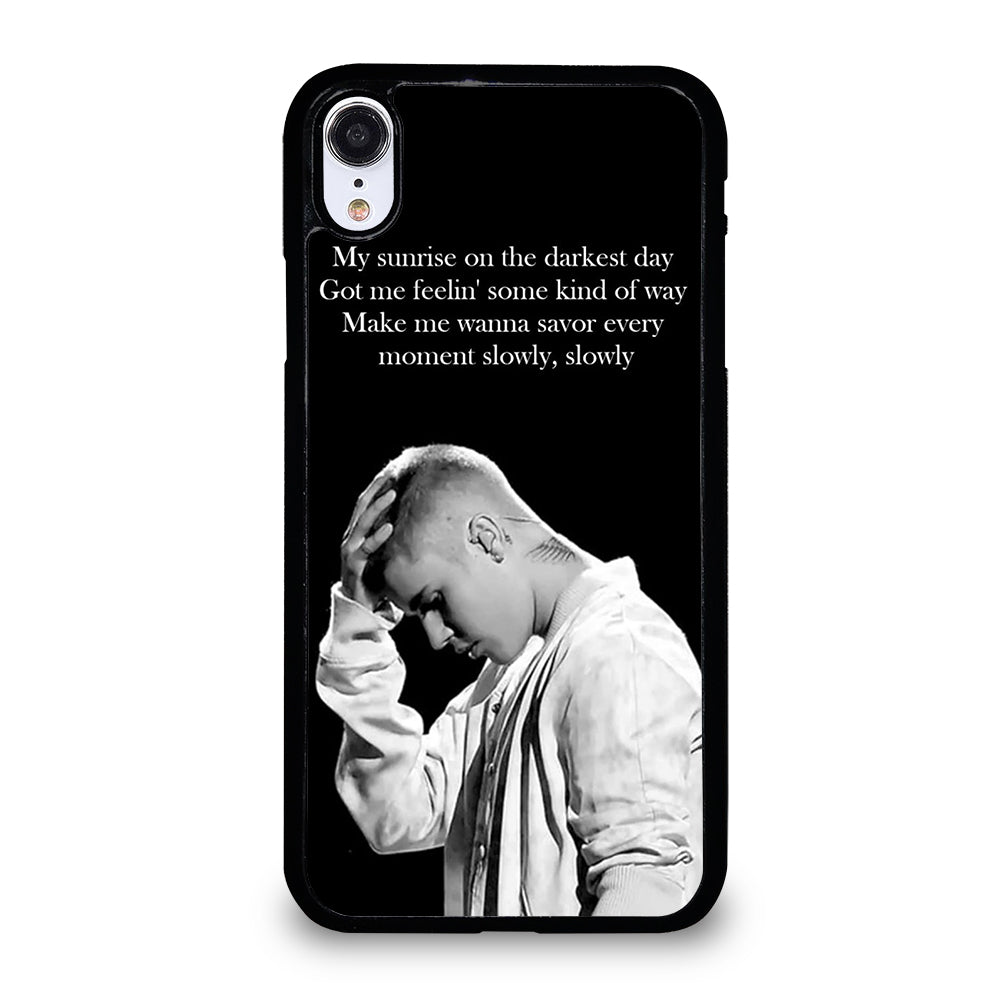 DESPACITO JUSTIN BIBER LIRYCS iPhone XR Case