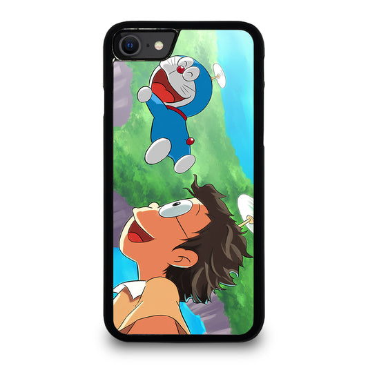 DORAEMON AND NOBITA FLY iPhone SE 2020 Case