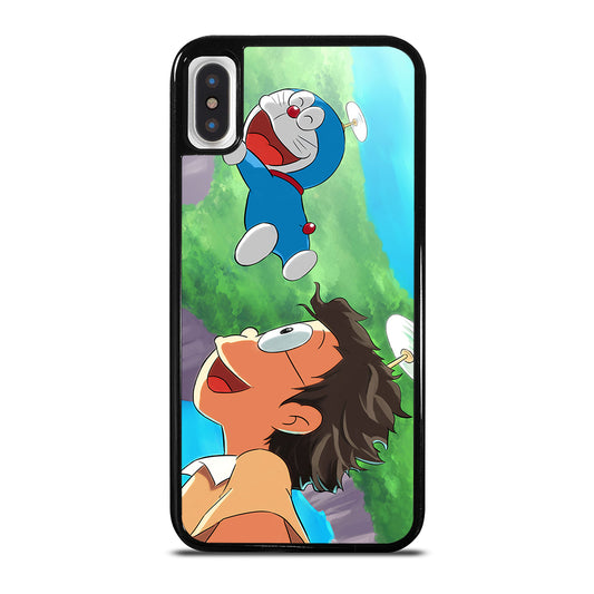 DORAEMON AND NOBITA FLY iPhone X / XS Case