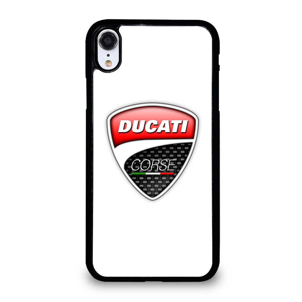 DUCATI LOGO WHITE iPhone XR Case