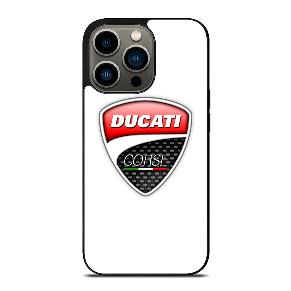 DUCATI LOGO WHITE iPhone 13 Pro Case
