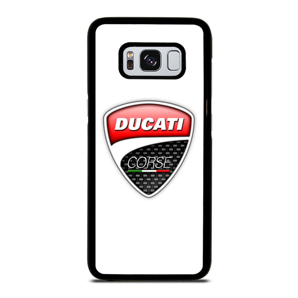 DUCATI LOGO WHITE Samsung Galaxy S8 Case