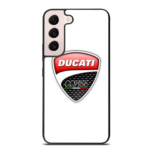 DUCATI LOGO WHITE Samsung Galaxy S22 Plus 5G Case
