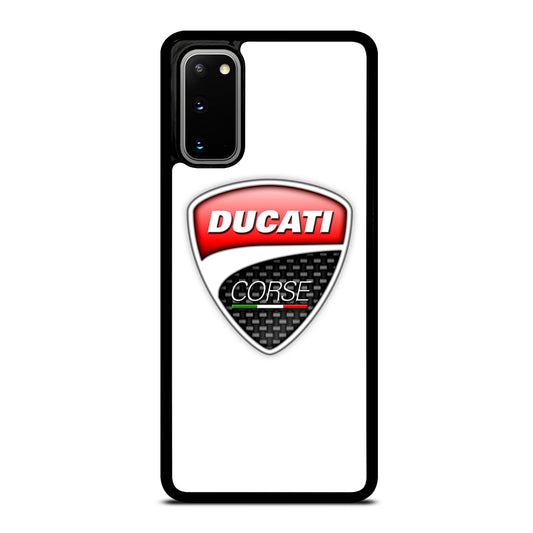DUCATI LOGO WHITE Samsung Galaxy S20 / S20 5G Case