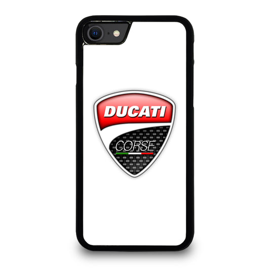 DUCATI LOGO WHITE iPhone SE 2020 Case