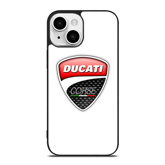 DUCATI LOGO WHITE iPhone 13 Mini Case