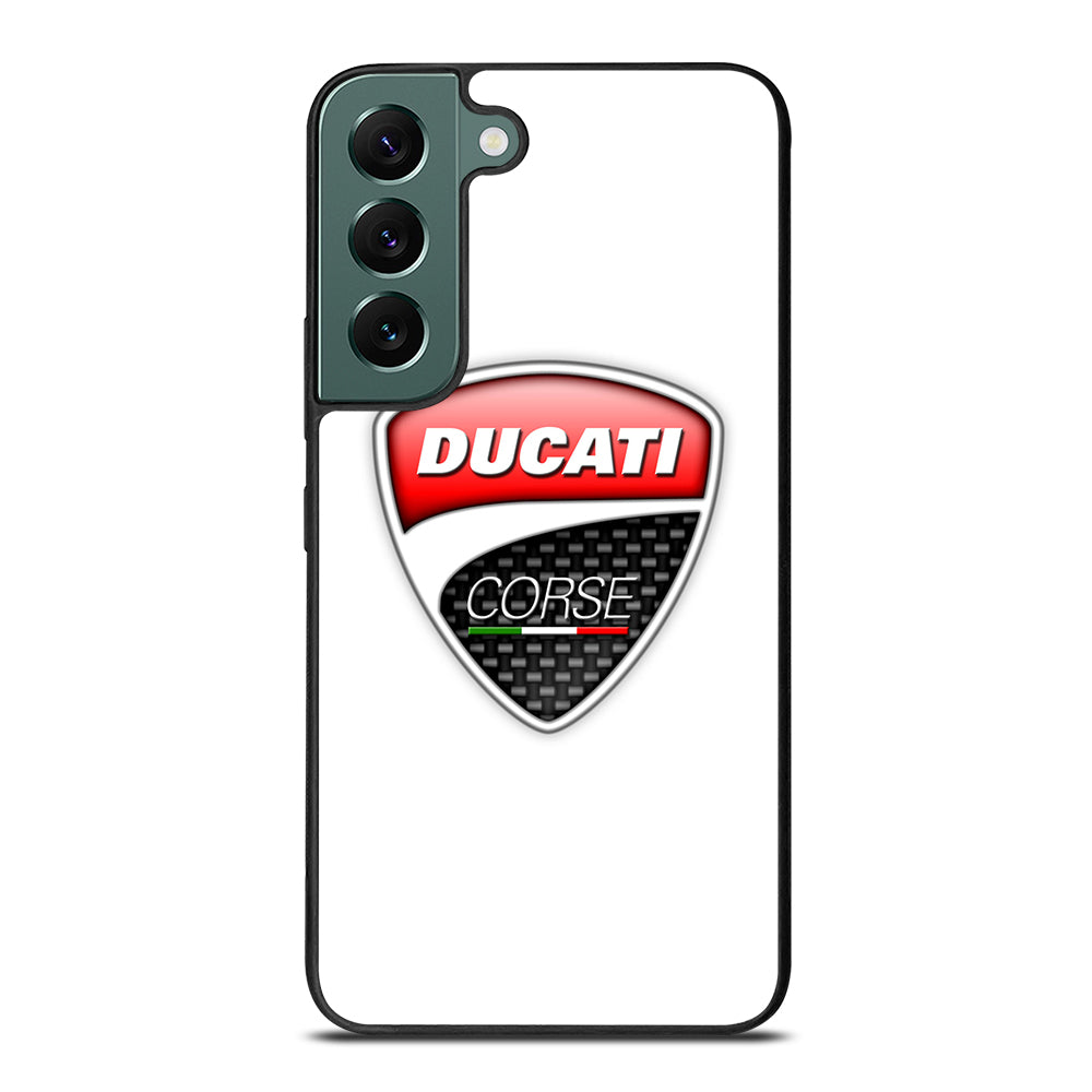 DUCATI LOGO WHITE Samsung Galaxy S22 5G Case
