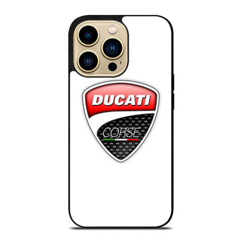 DUCATI LOGO WHITE iPhone 14 Pro Max Case