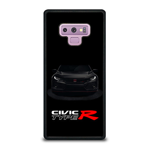 Dark Honda Civic Type R Samsung Galaxy Note 9 Case