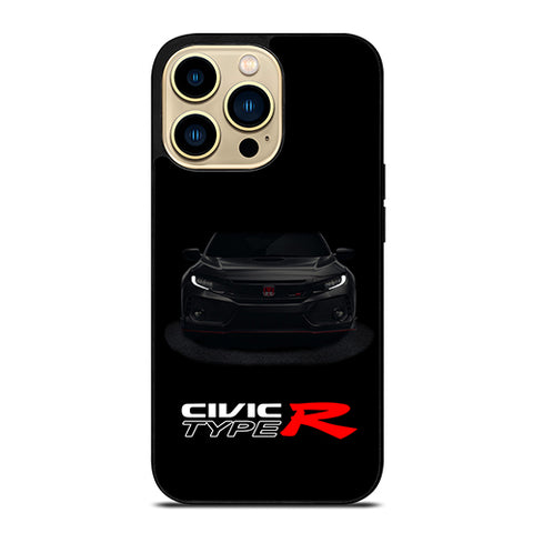 Dark Honda Civic Type R iPhone 14 Pro Max Case