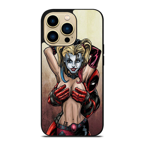 Deadpool & Harley Quinn iPhone 14 Pro Max Case