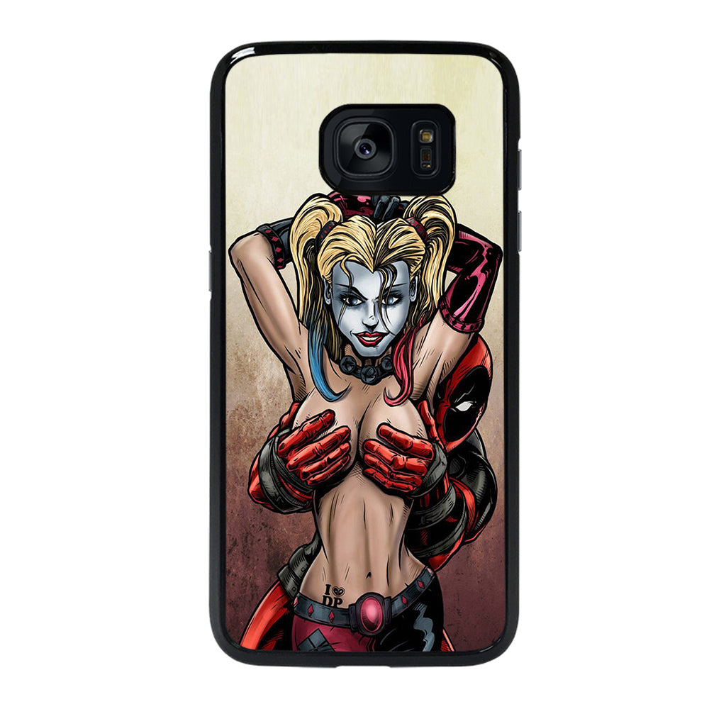 Deadpool & Harley Quinn Samsung Galaxy S7 Edge Case