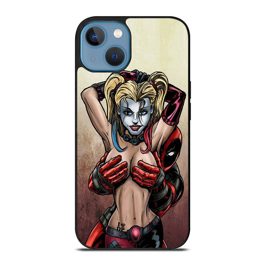 Deadpool & Harley Quinn iPhone 13 Case