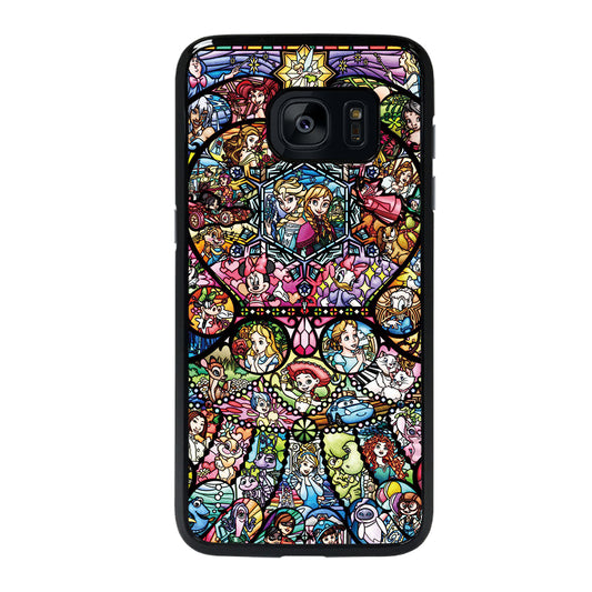 Disney All Character Puzzle Samsung Galaxy S7 Edge Case