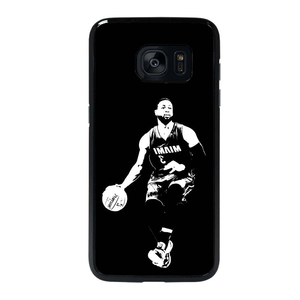 Dwyane Wade Miami Heat Action Samsung Galaxy S7 Edge Case