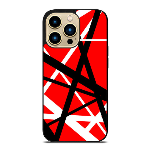 Eddie Van Halen Guitar Stripes iPhone 14 Pro Max Case