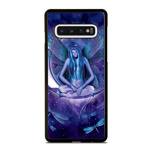 FAIRY DRAGONFLIES ON MOON Samsung Galaxy S10 Case