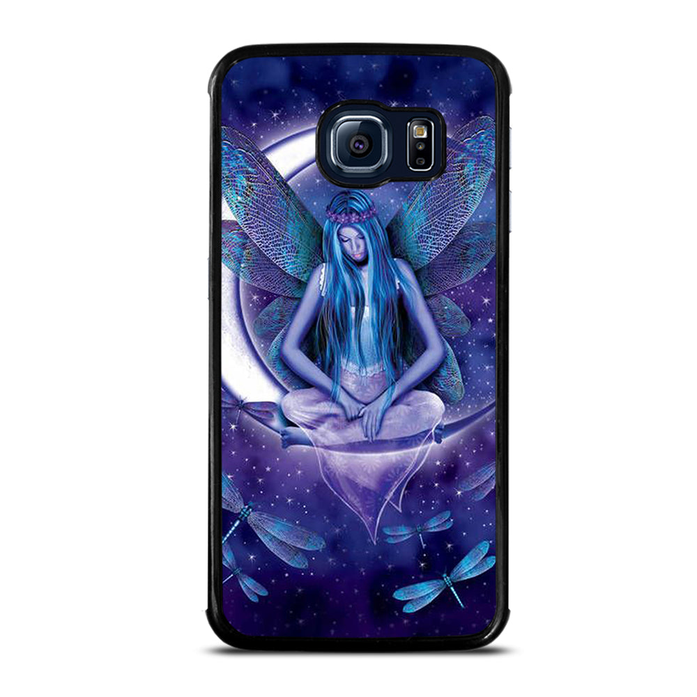 FAIRY DRAGONFLIES ON MOON Samsung Galaxy S6 Edge Case
