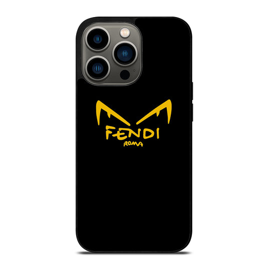 FENDI ROMA EYES IN BLACK iPhone 13 Pro Case