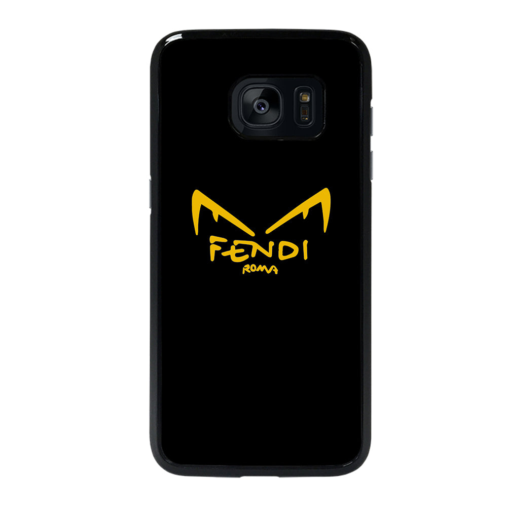 FENDI ROMA EYES IN BLACK Samsung Galaxy S7 Edge Case