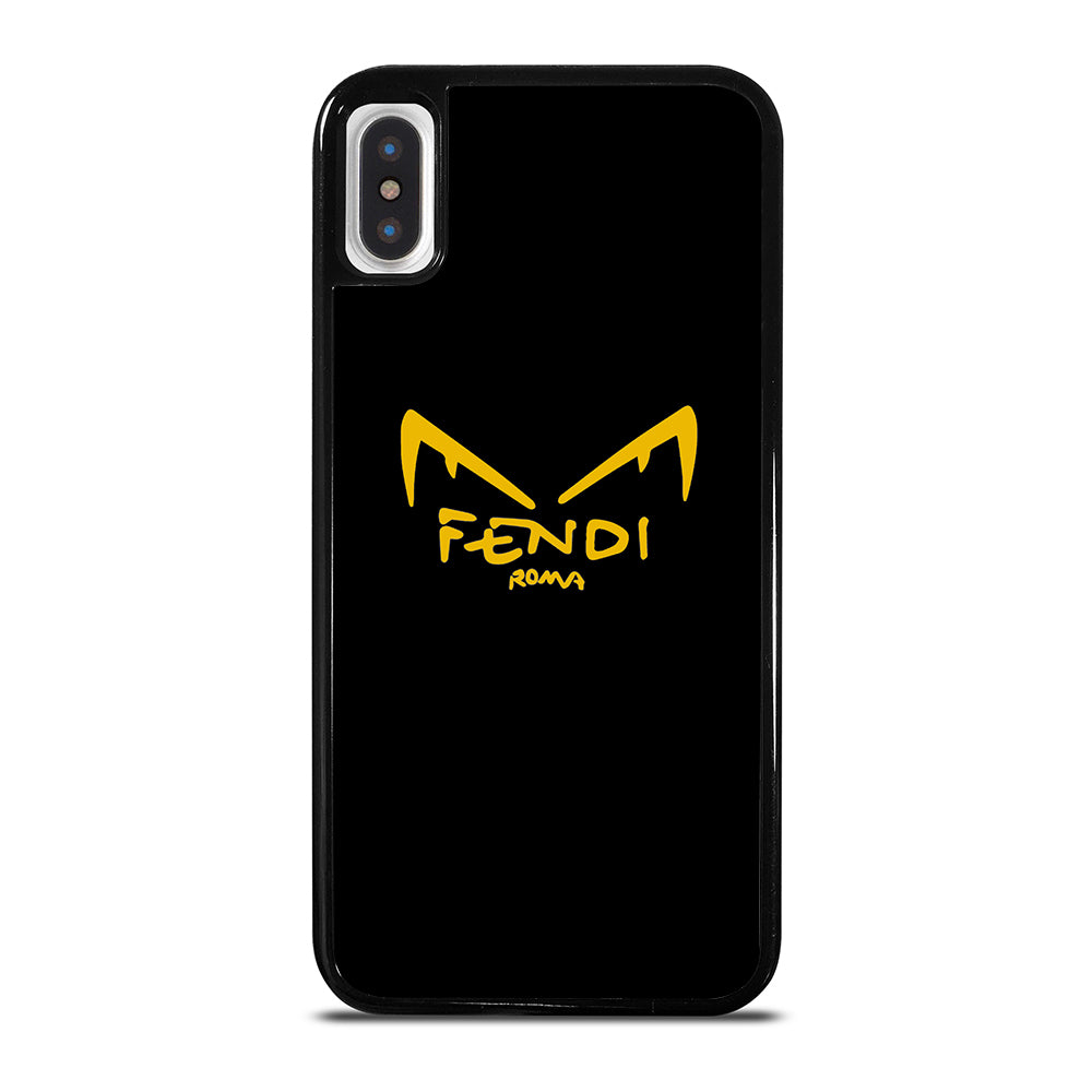 FENDI ROMA EYES IN BLACK iPhone X / XS Case