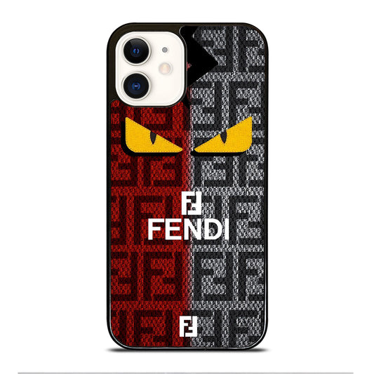 FENDI ROMA EYES LOGO iPhone 12 Case