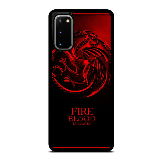 FIRE ANG BLOOD TARGARYEN Samsung Galaxy S20 / S20 5G Case