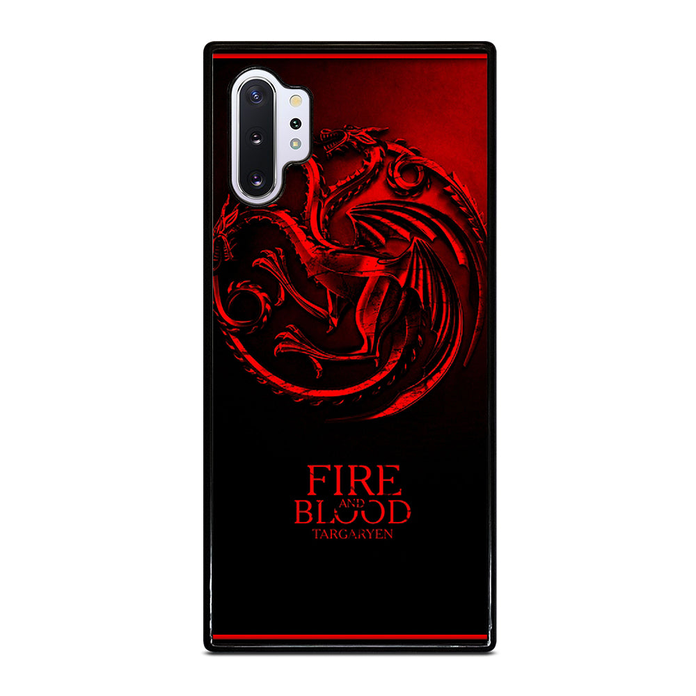 FIRE ANG BLOOD TARGARYEN Samsung Galaxy Note 10 Plus Case