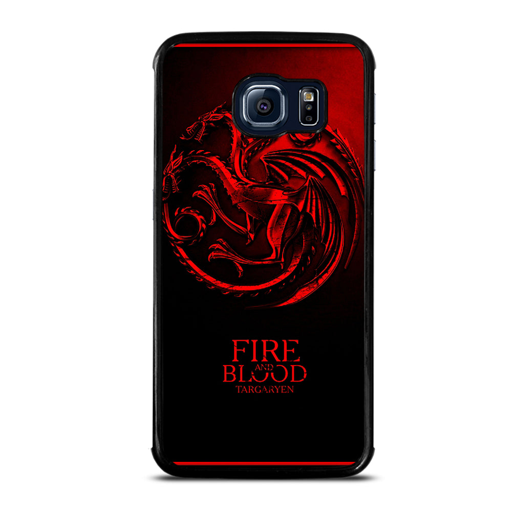 FIRE ANG BLOOD TARGARYEN Samsung Galaxy S6 Edge Case