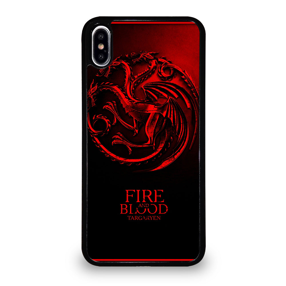 FIRE ANG BLOOD TARGARYEN iPhone XS Max Case